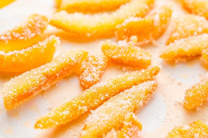 柑橘類の皮(オレンジピール)のイメージ画像